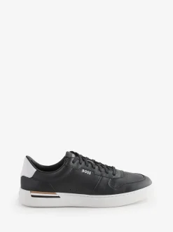 BOSS Black Clint Stripe Detail Logo Trainers
