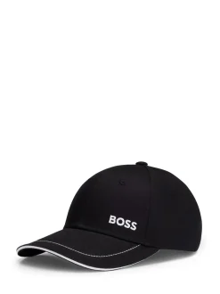 BOSS Black Cotton-Twill Cap