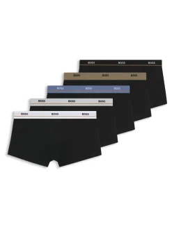 BOSS Black Essential Logo Boxers Trunks 5 Pack
