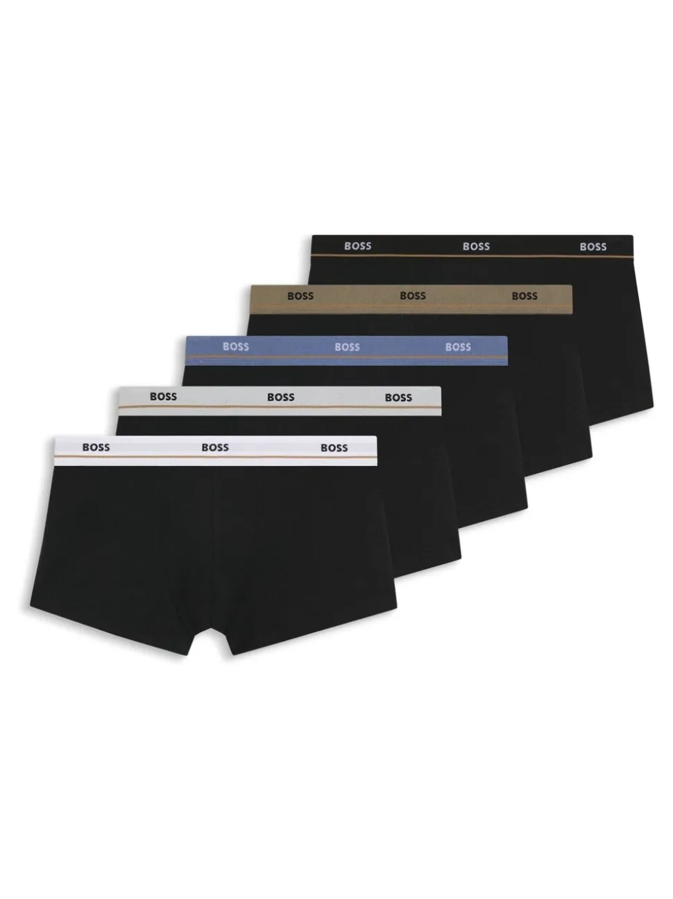 BOSS Black Essential Logo Boxers Trunks 5 Pack