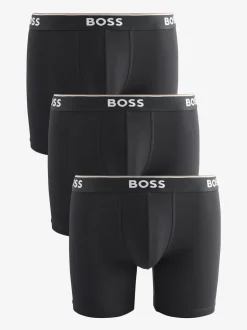 BOSS Black Ground Power Logo Boxers 3 Pack