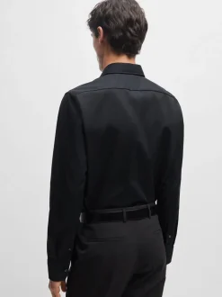 BOSS Black Joe Regular Fit Stretch Poplin Oxford Shirt