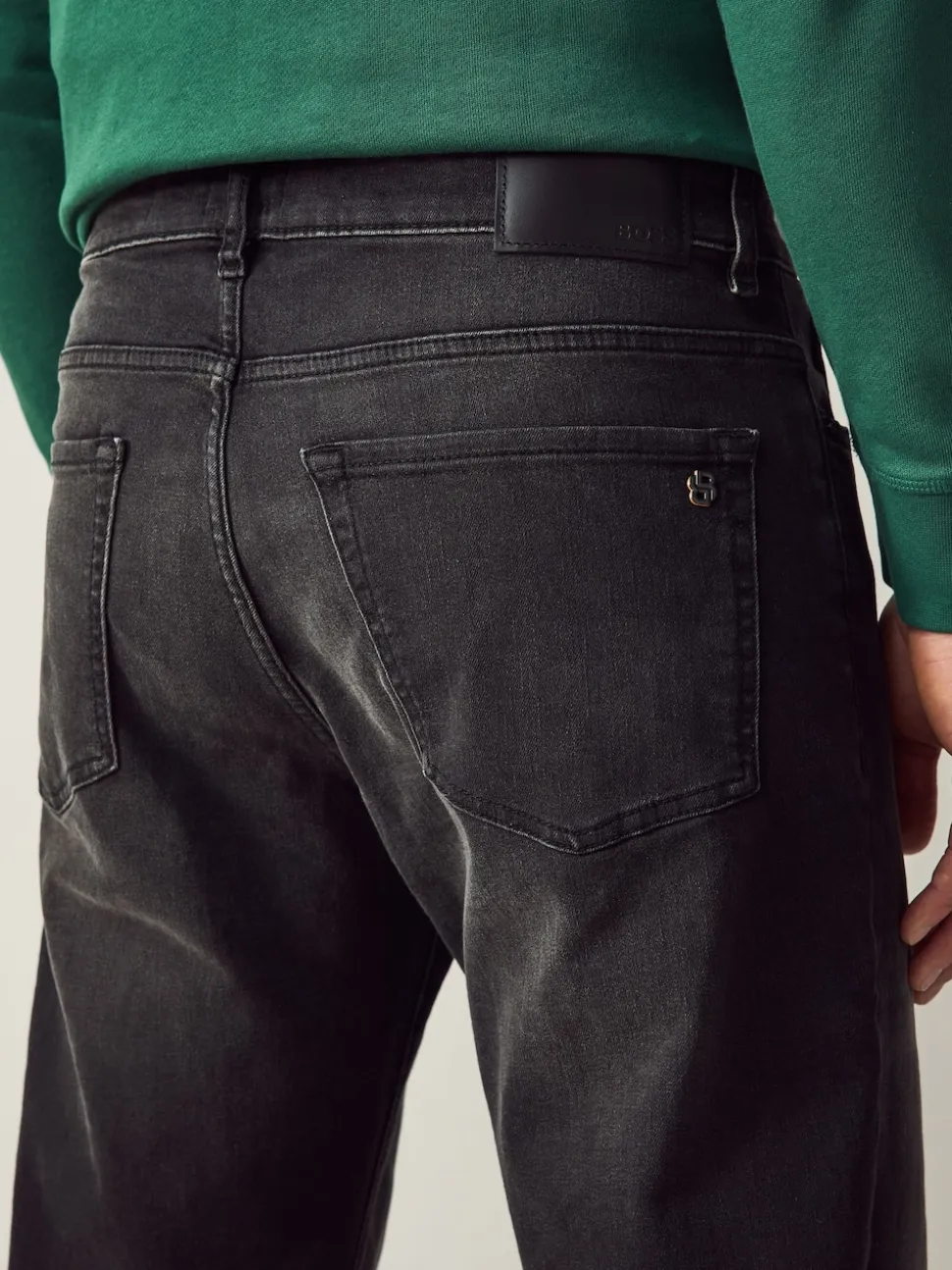 BOSS Black Maine Regular-Fit Denim Jeans