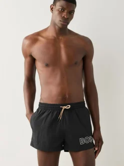 BOSS Black Mooneye Logo Swim Shorts