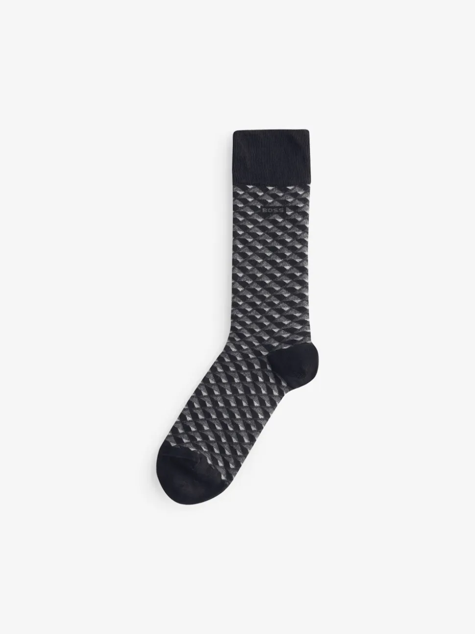 BOSS Black Patterned Logo Socks 2 Pack