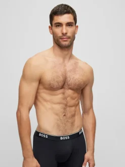 BOSS Black Power Stretch Cotton 3 Pack Boxers