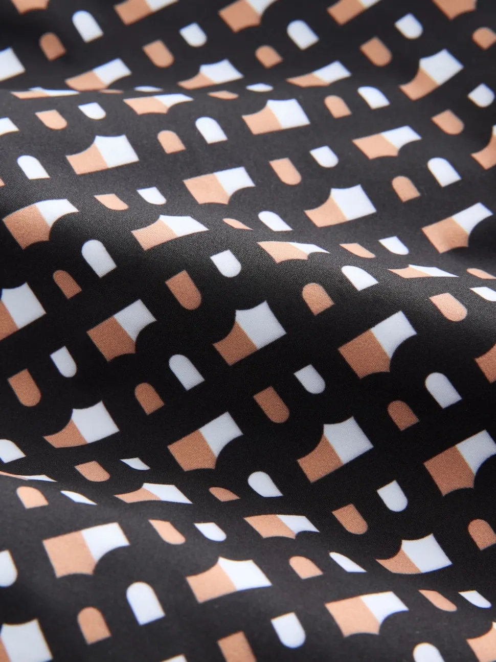 BOSS Black Printed Swim Shorts