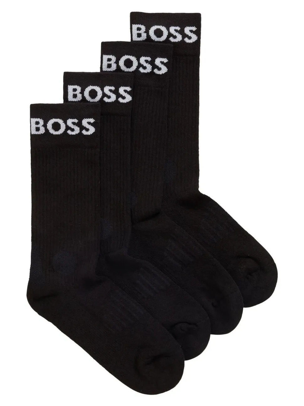 BOSS Black Quarter Length 2 Pack Socks