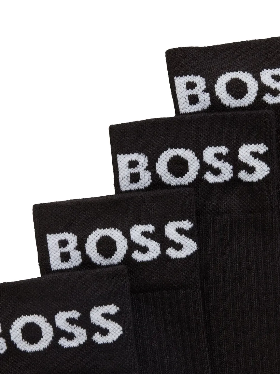 BOSS Black Quarter Length 2 Pack Socks