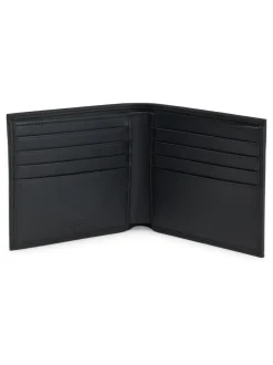BOSS Black Randy Signature Logo Billfold Wallet