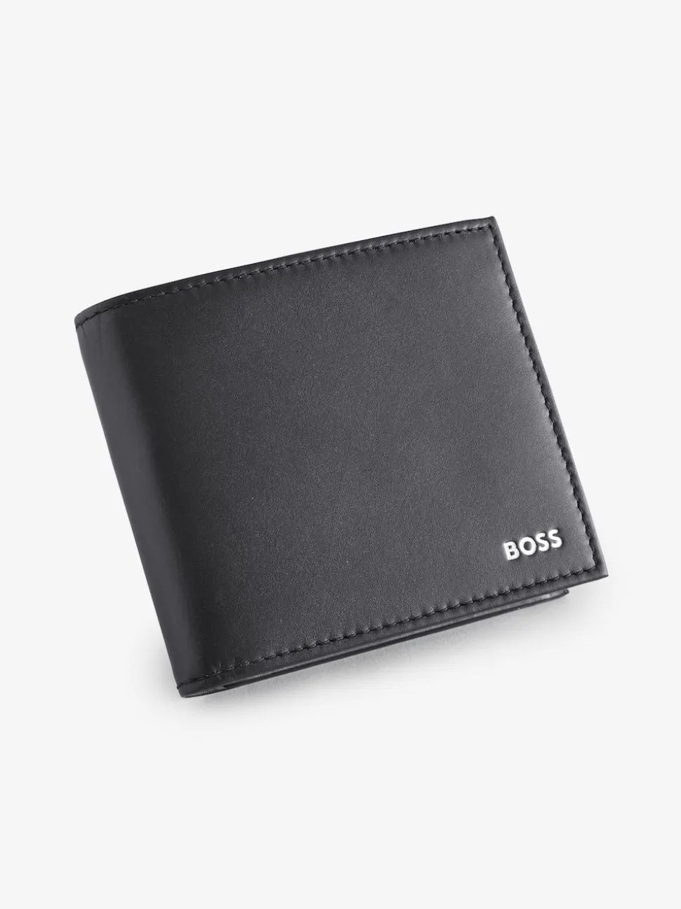 BOSS Black Randy Signature Logo Billfold Wallet