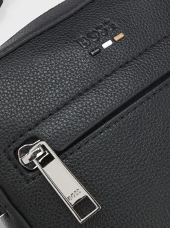 BOSS Black Ray Logo Zip Bag