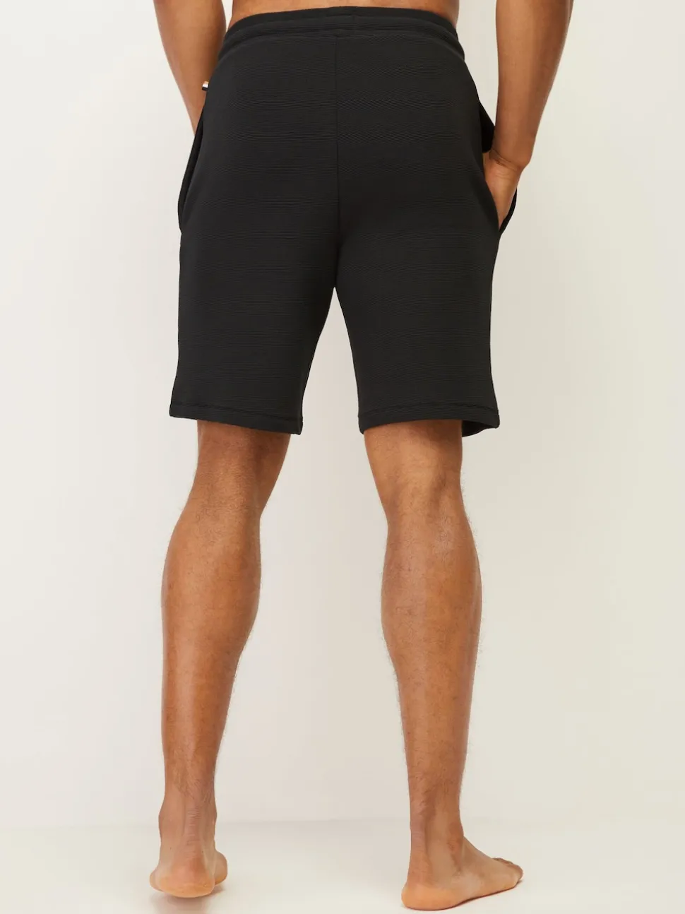 BOSS Black Rib Regular-Fit Shorts