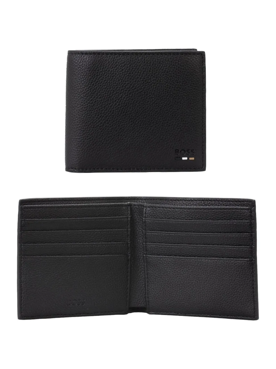 BOSS Black Signature Logo Ray Billfold Wallet