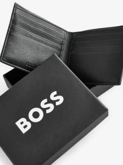 BOSS Black Signature Logo Ray Billfold Wallet