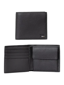 BOSS Black Signature Logo Ray Billfold Wallet