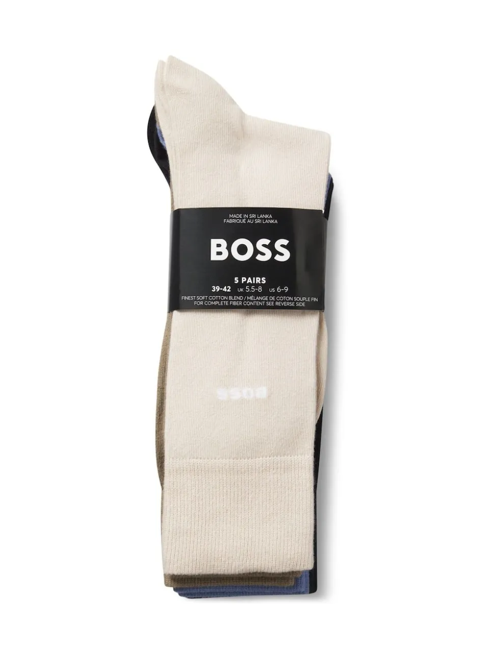 BOSS Black Socks 5 Pack
