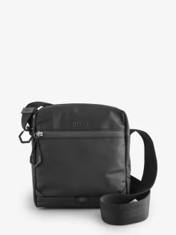BOSS Black Stenson Logo Zip Bag