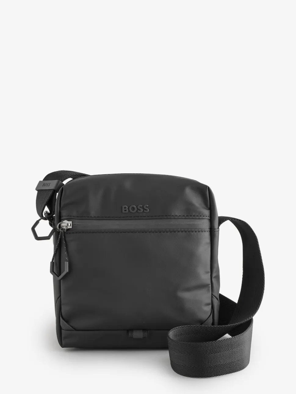 BOSS Black Stenson Logo Zip Bag