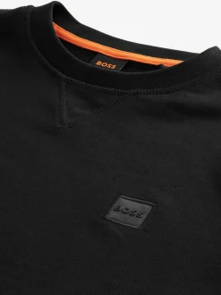 BOSS Black Westart Crew Neck Logo Sweatshirt