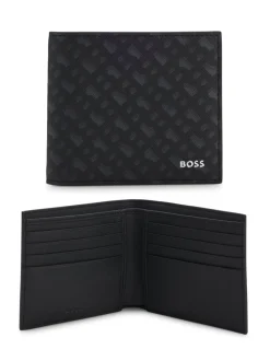 BOSS Black Zair Signature Logo Billfold Wallet