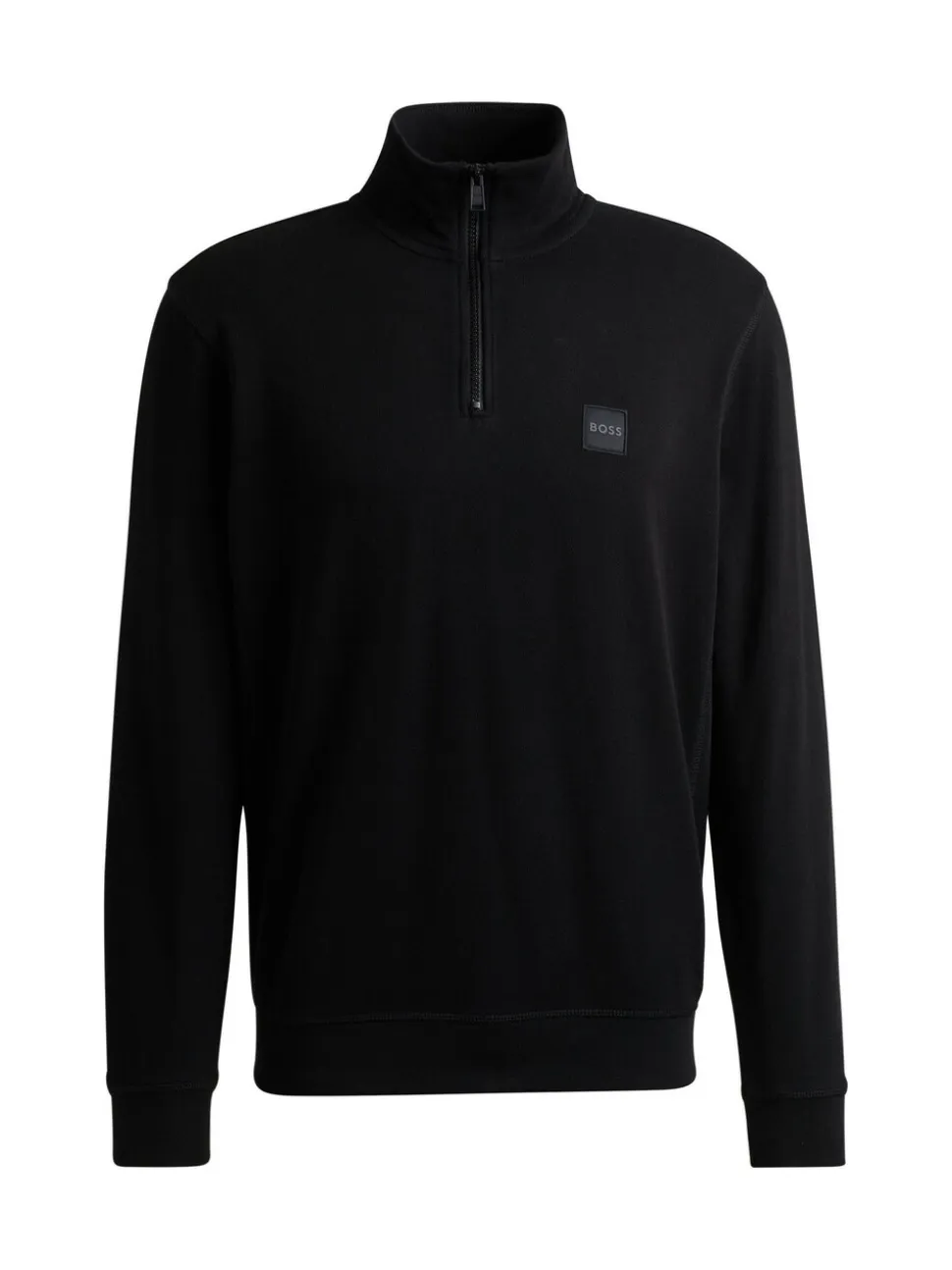 BOSS Black Zetrust Logo Quarter Zip Sweatshirt