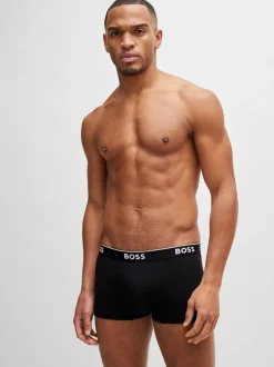 BOSS Black/Blue/Red Power Stretch Cotton 3 Pack Boxers