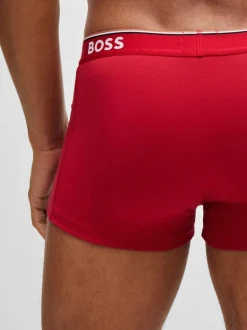 BOSS Black/Blue/Red Power Stretch Cotton 3 Pack Boxers