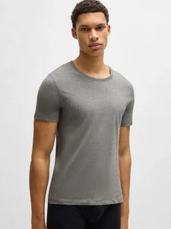 BOSS Black/Grey/White Classic Crew Neck T-Shirts 3 Pack
