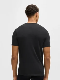 BOSS Black/Grey/White Classic Crew Neck T-Shirts 3 Pack