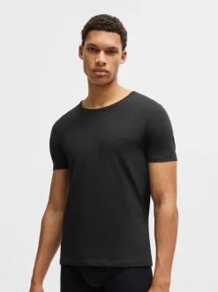 BOSS Black/Grey/White Classic Crew Neck T-Shirts 3 Pack
