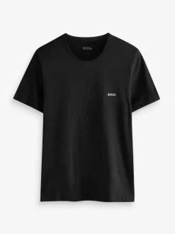 BOSS Black/Grey/White Classic Crew Neck T-Shirts 3 Pack