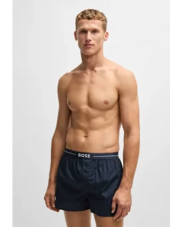 BOSS Blue 100% Cotton Lounge Jersey Shorts 2 Pack