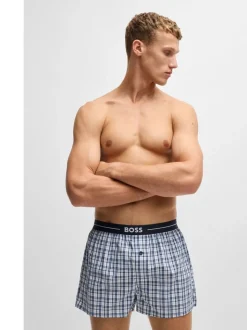 BOSS Blue 100% Cotton Lounge Jersey Shorts 2 Pack