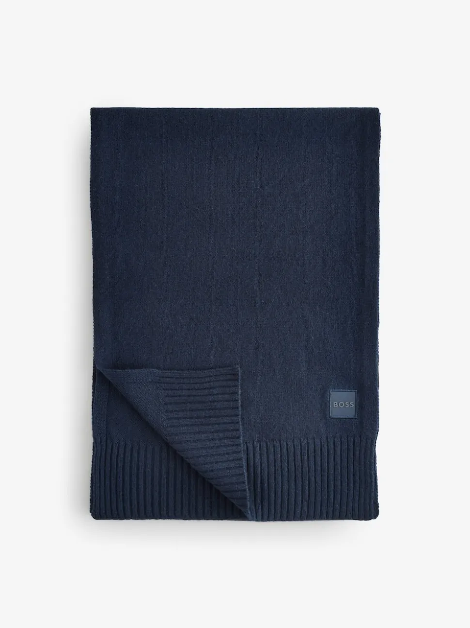 BOSS Blue Akaio Logo Scarf