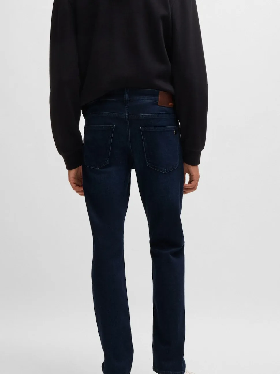 BOSS Blue Chrome Slim Fit Delaware Stretch Jeans
