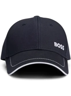 BOSS Blue Cotton-Twill Cap