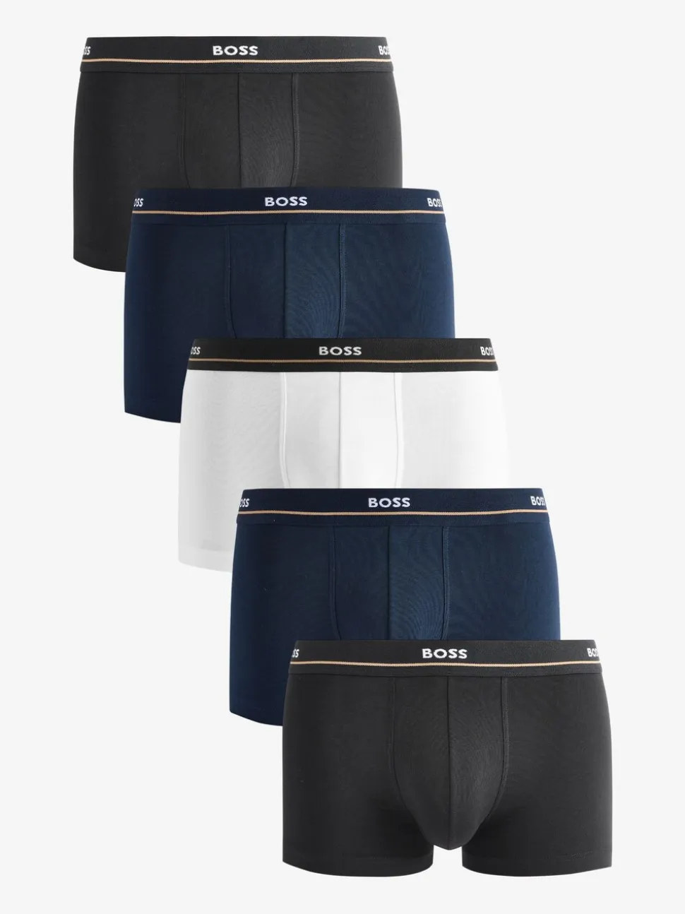 BOSS Blue Essential Stretch Cotton 5 Pack Boxers