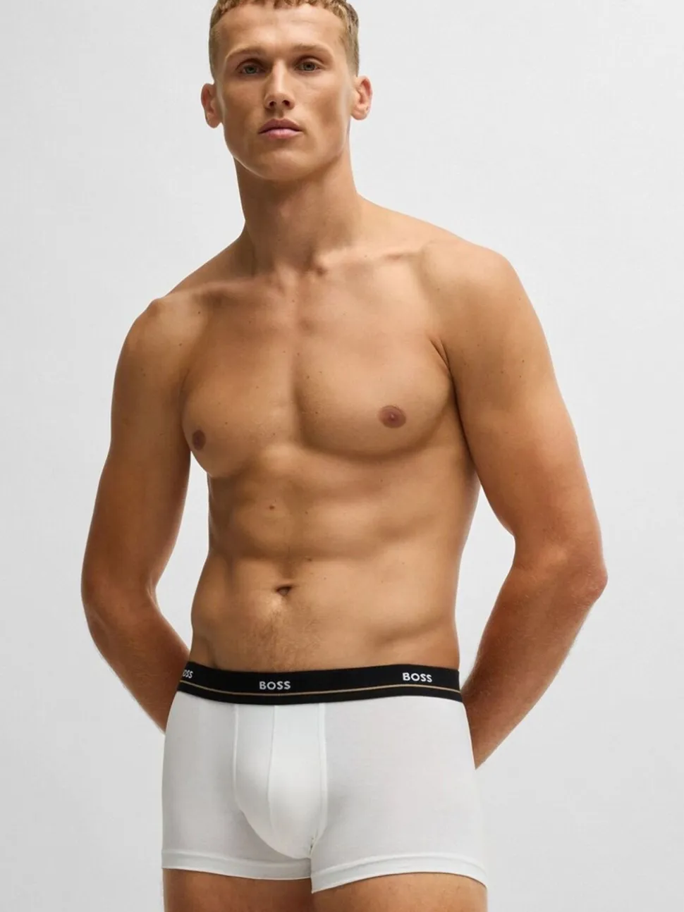 BOSS Blue Essential Stretch Cotton 5 Pack Boxers
