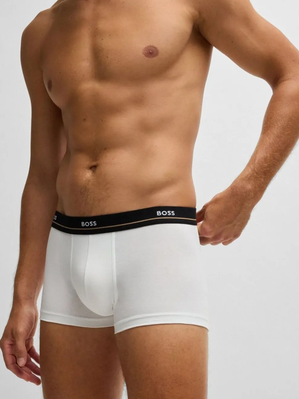 BOSS Blue Essential Stretch Cotton 5 Pack Boxers