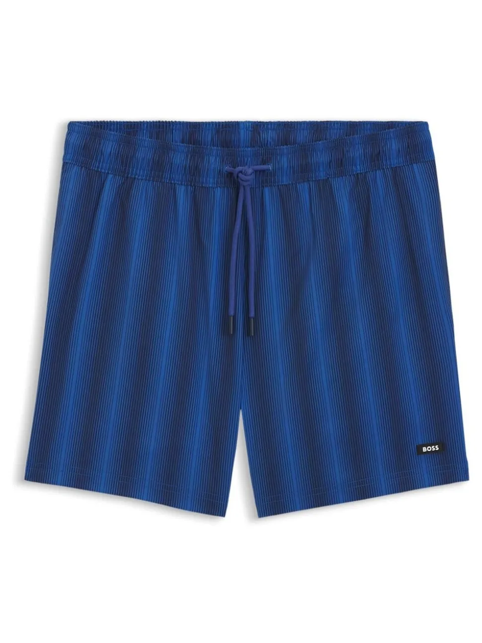 BOSS Blue Flounder Stripe Swim Shorts