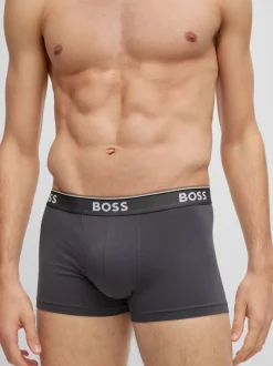 BOSS Blue/ Grey Power Trunks 3 Pack
