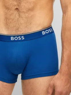 BOSS Blue/ Grey Power Trunks 3 Pack