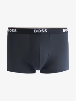 BOSS Blue/ Grey Power Trunks 3 Pack