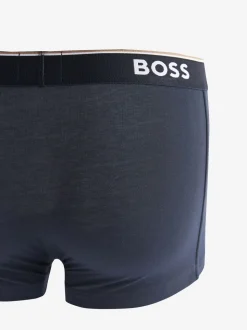 BOSS Blue/ Grey Power Trunks 3 Pack