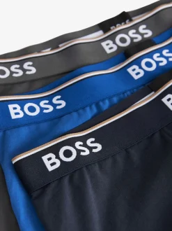 BOSS Blue/ Grey Power Trunks 3 Pack