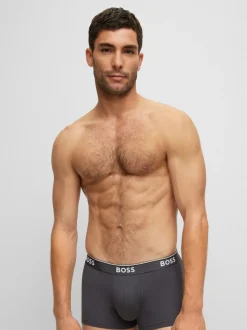 BOSS Blue/ Grey Power Trunks 3 Pack