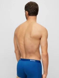 BOSS Blue/ Grey Power Trunks 3 Pack