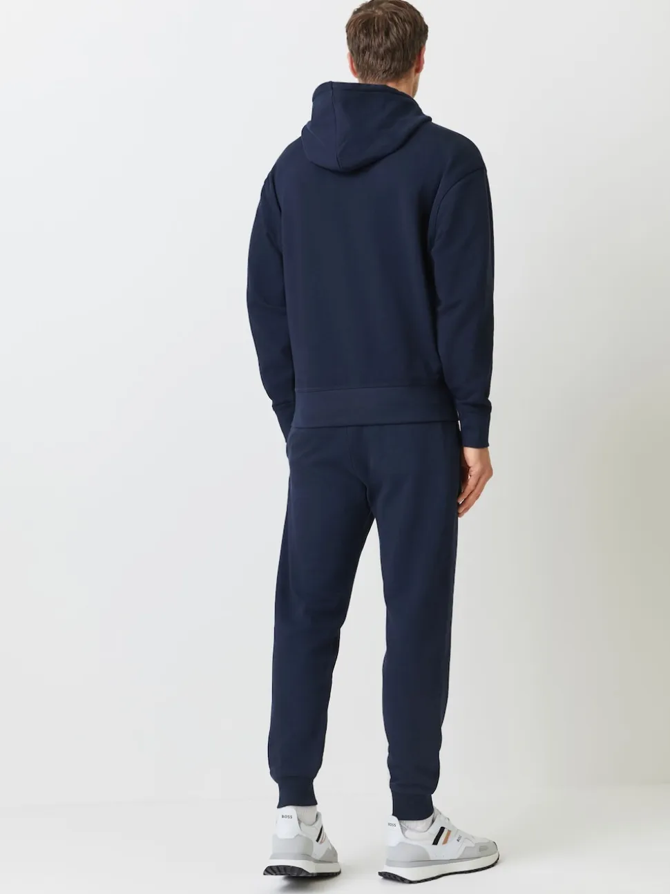 BOSS Blue Logo Hooded Tracksuit