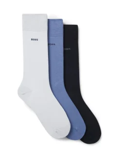 BOSS Blue Logo Socks 3 Pack